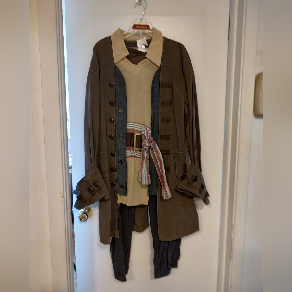 Disney's Jack Sparrow At World's End adult costume. Never worn sz M